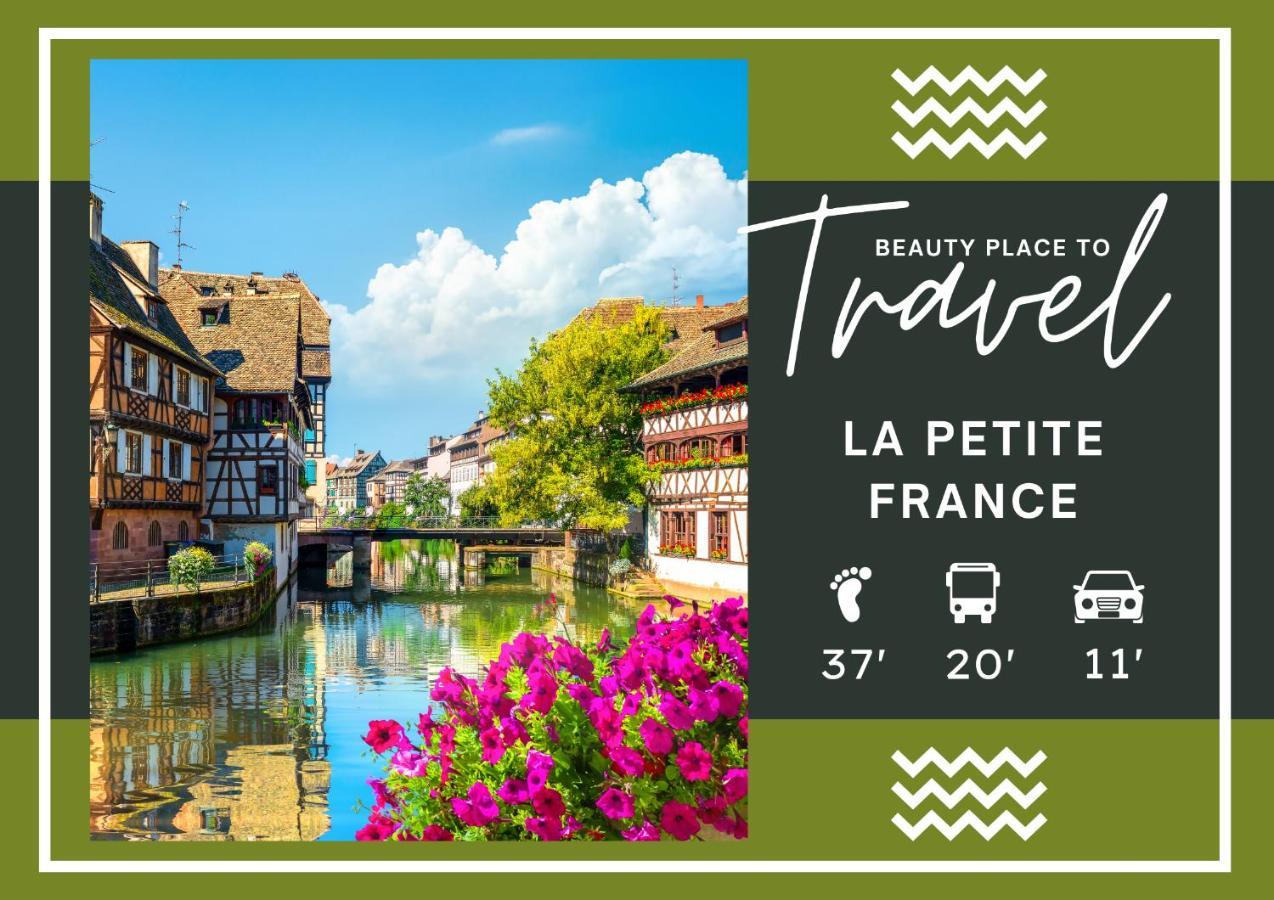 Petit Manoir En Ville - Parking Prive - 15 Min Hyper-Centre ストラスブール エクステリア 写真