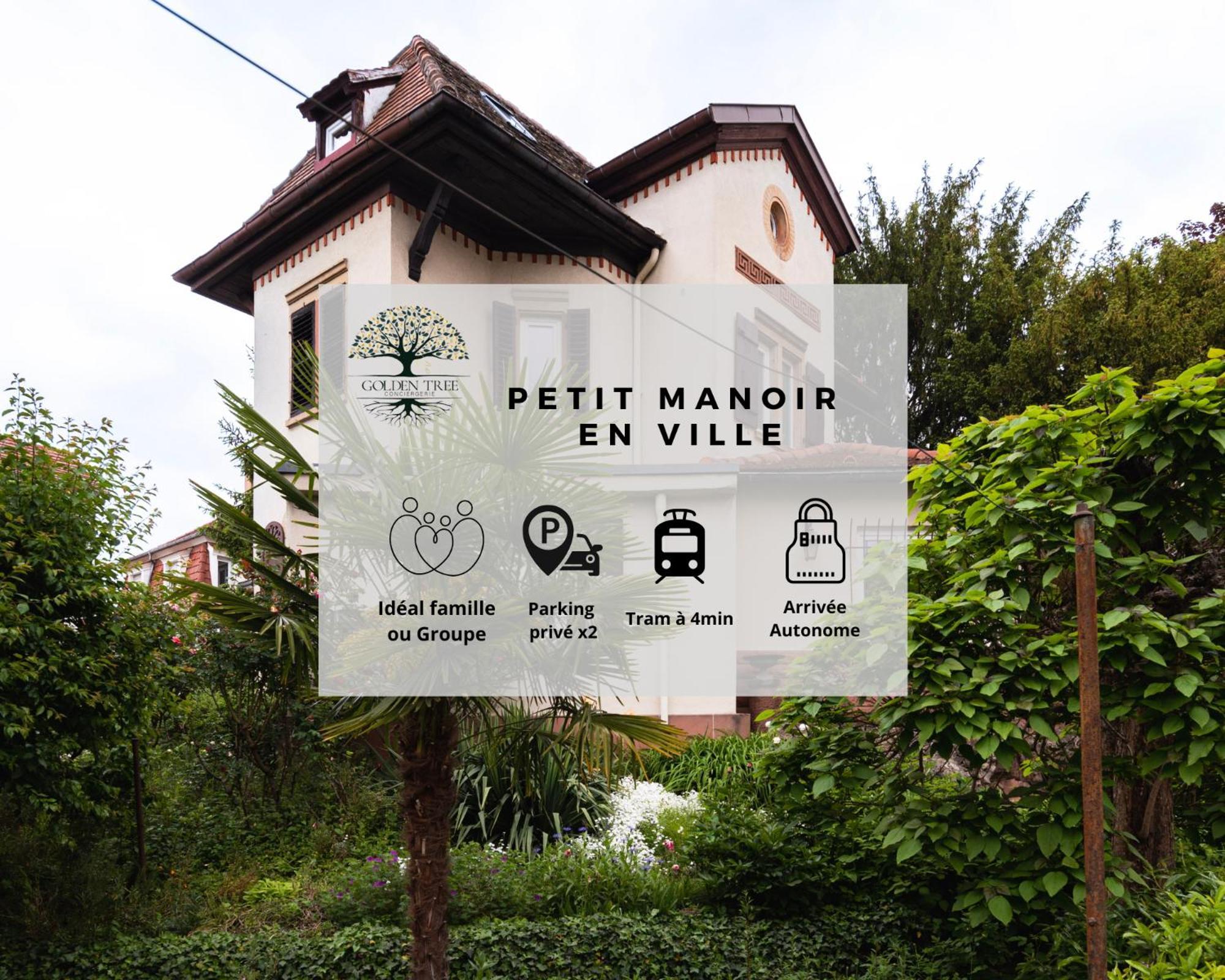 Petit Manoir En Ville - Parking Prive - 15 Min Hyper-Centre ストラスブール エクステリア 写真
